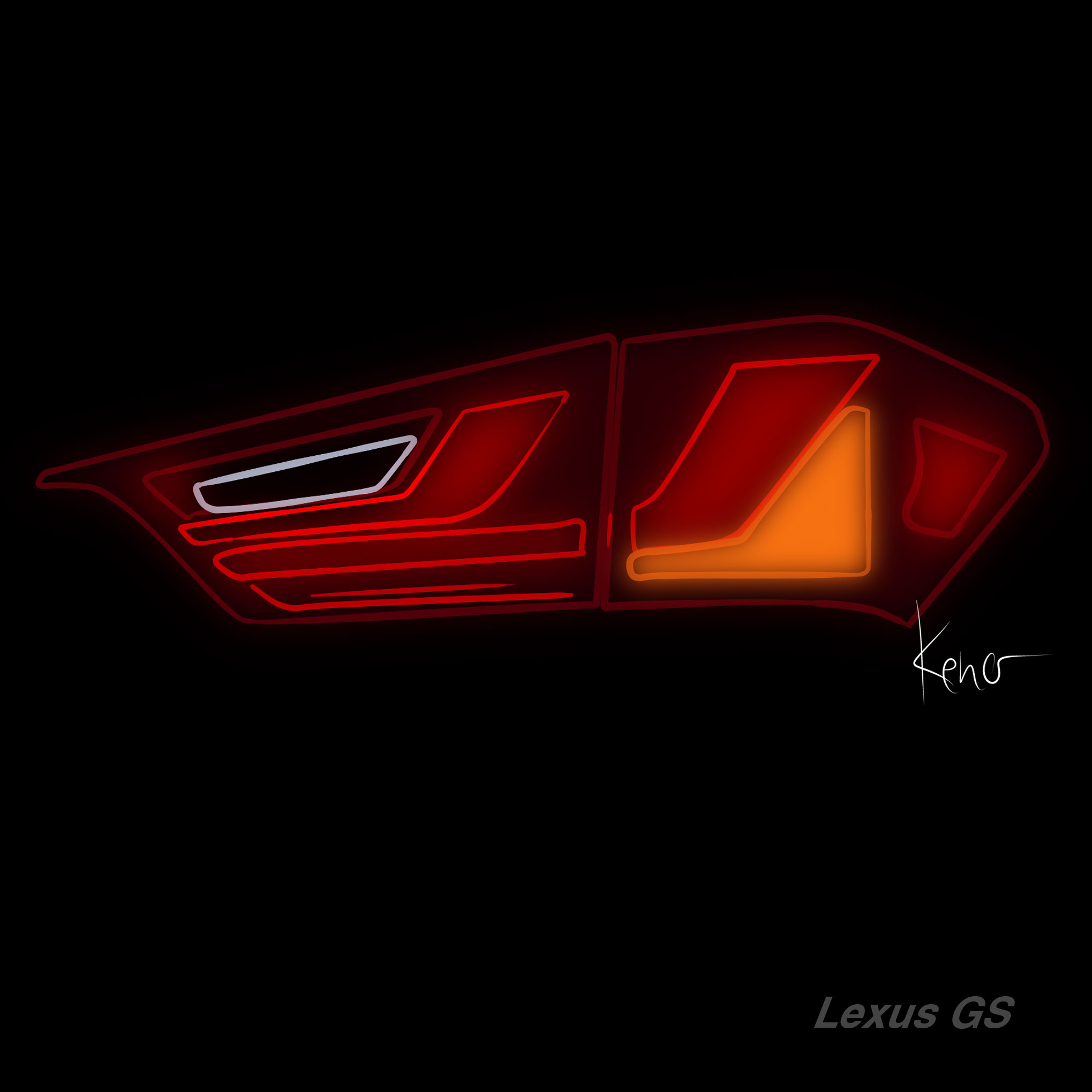 Taillights LexusGS
