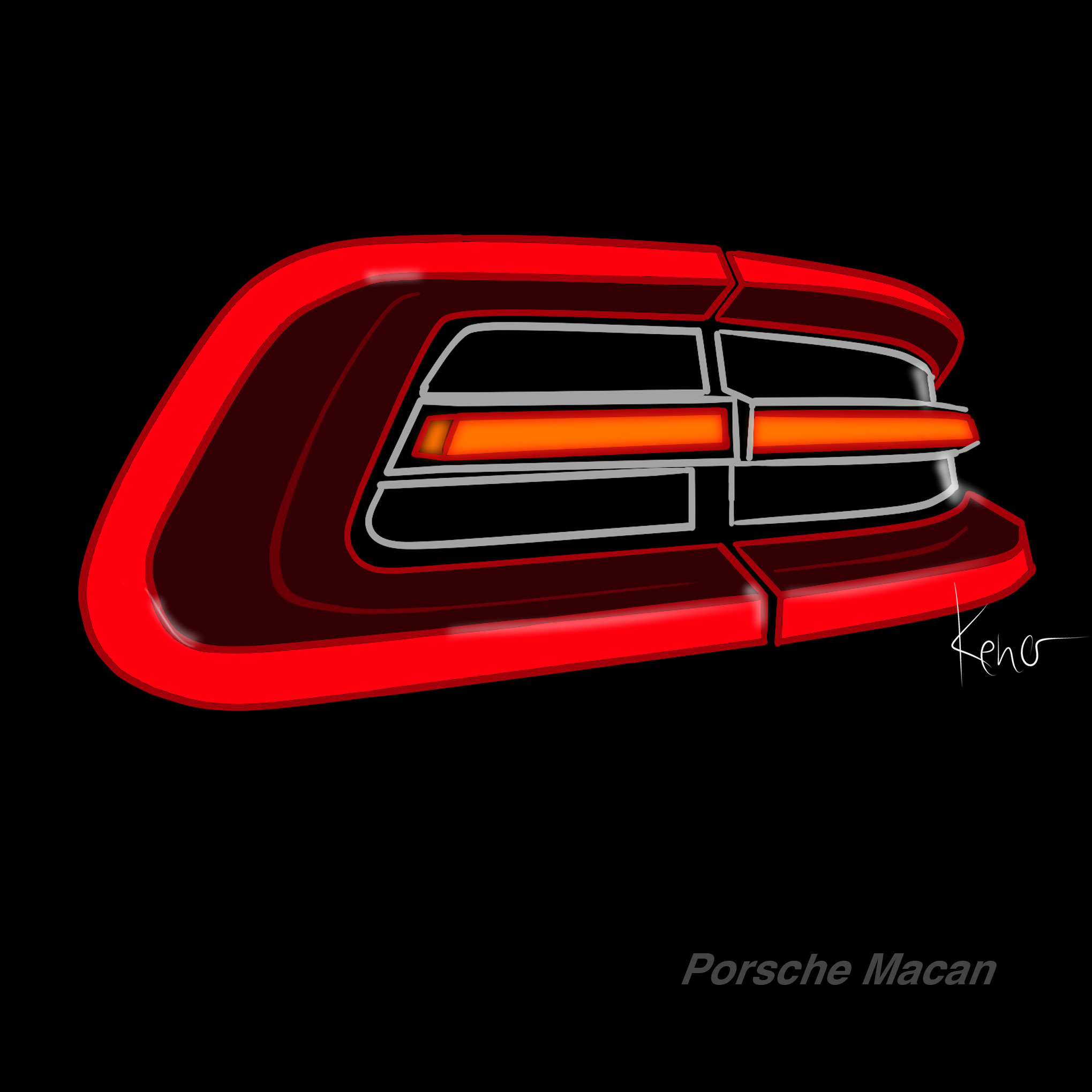 Taillights PorscheMacan