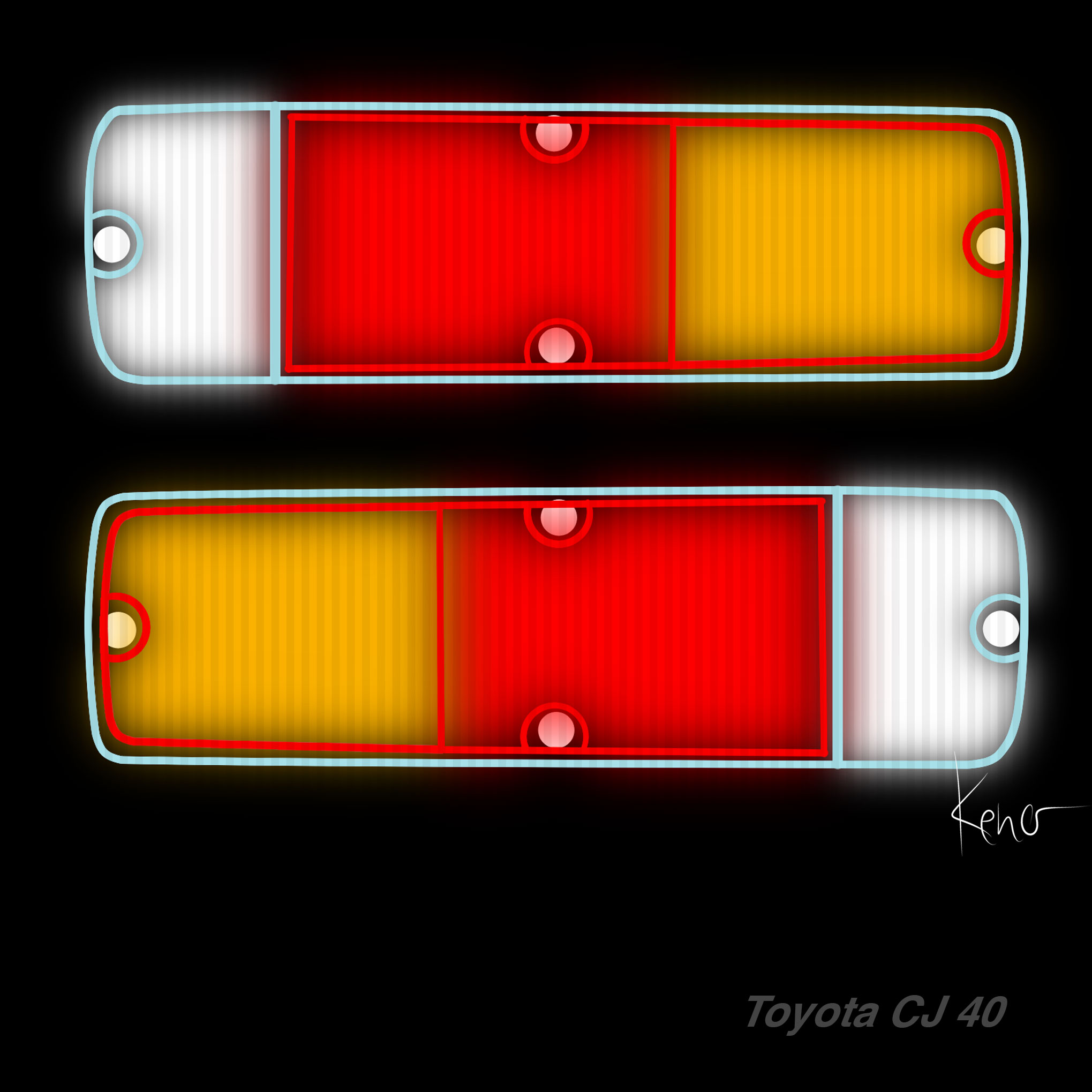 Taillights ToyotaCJ40