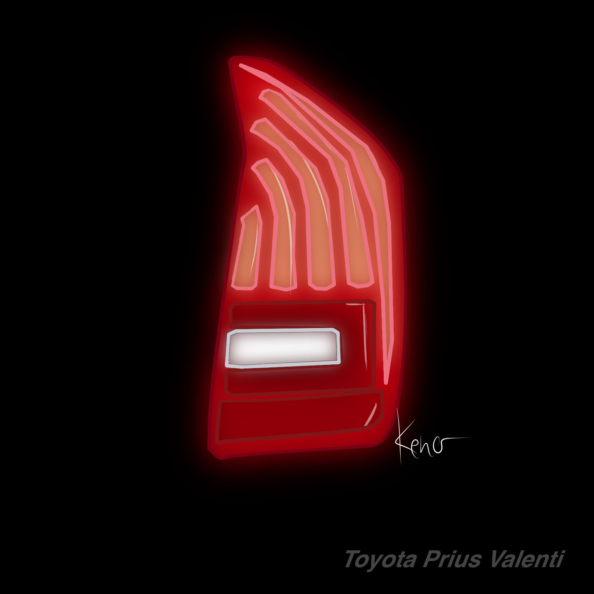 Taillights ToyotaPriusValenti